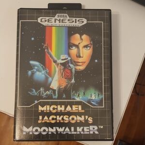 Genesis Michael Jackson's Moonwalker Game Cartridge